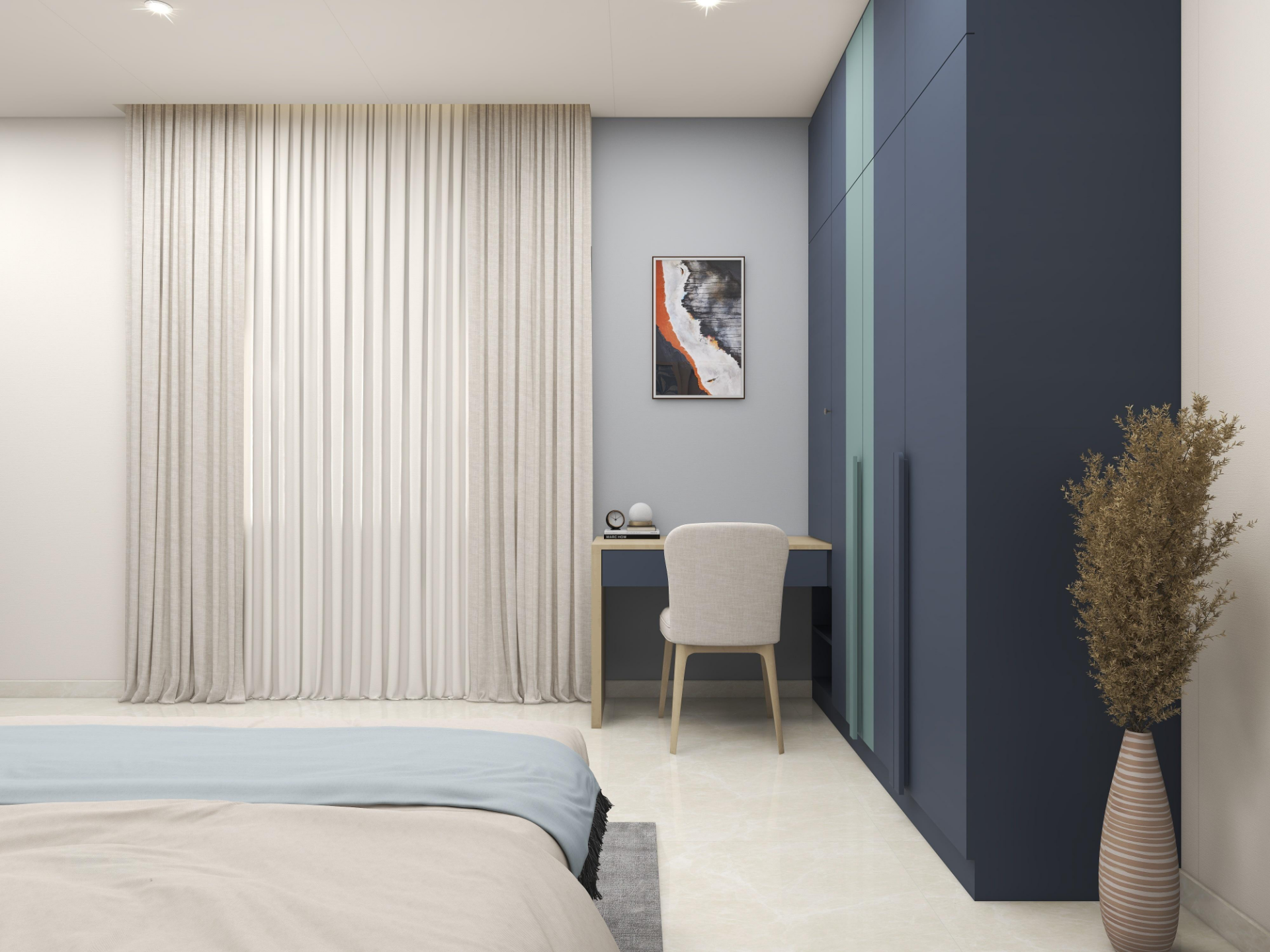 An elegant space render by Luxe Cabinet & Stone