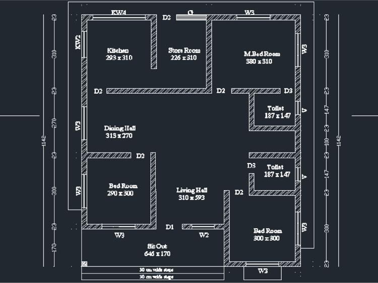 Flower Bed and Wooden Fence AutoCAD Drawing DWG File Free Download |  Vectors File